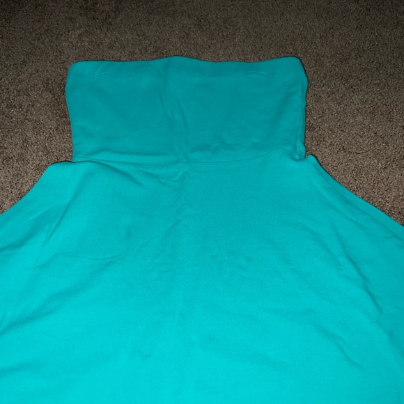 Xs teal strapless dress - Picture 2 of 3